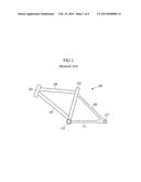 FRAME UNIT FOR BICYCLE AND METHOD OF MANUFACTURING THE SAME diagram and image