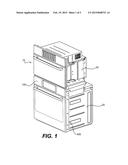 MOVABLE CONTROL PANEL TO ALLOW SERVICE ACCESS TO BUILT-IN DOMESTIC     APPLIANCE WITHOUT REMOVING APPLIANCE FROM BUILT-IN POSITION diagram and image