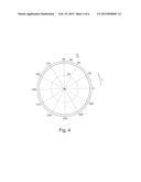 Radar beam deflection unit for a radar level indicator diagram and image