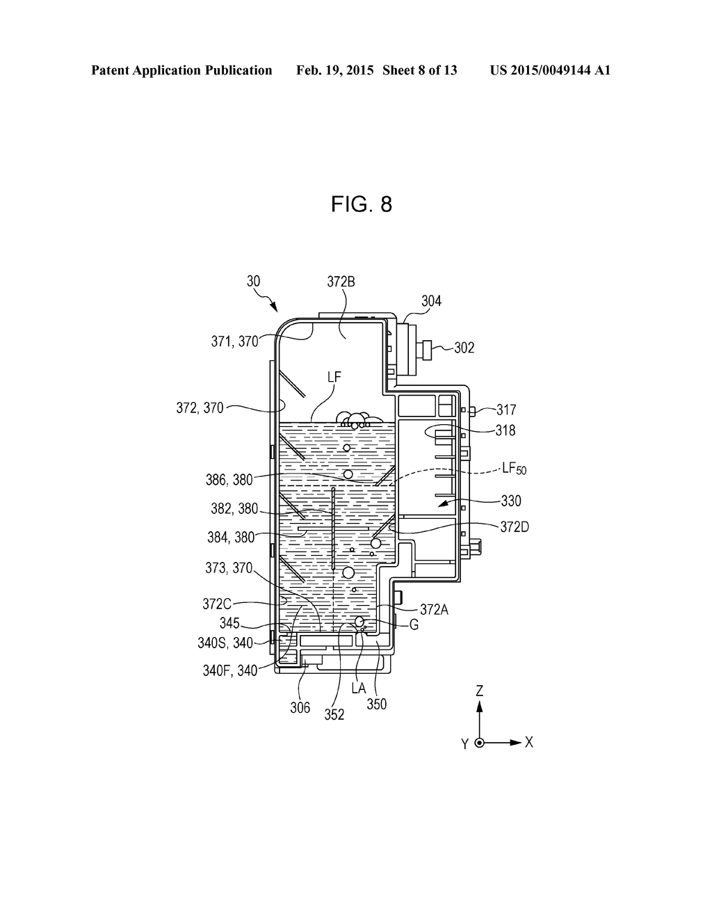 INK COMPOSITION, SET OF INK COMPOSITION AND INK CONTAINER, INK CONTAINER,     AND RECORDING APPARATUS - diagram, schematic, and image 09