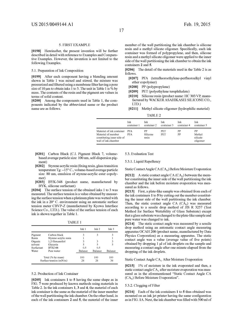 INK COMPOSITION, SET OF INK COMPOSITION AND INK CONTAINER, INK CONTAINER,     AND RECORDING APPARATUS - diagram, schematic, and image 31