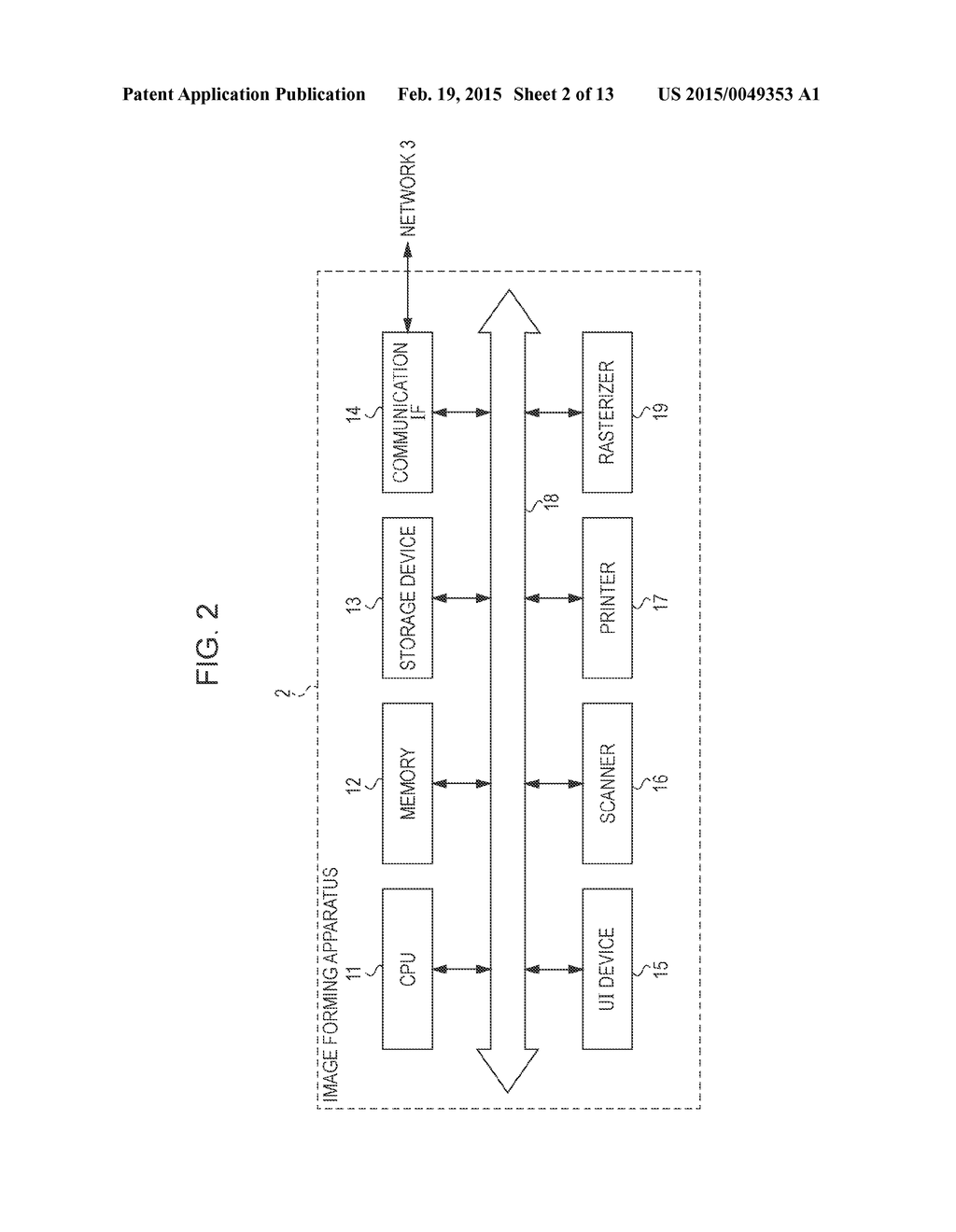 IMAGE FORMING APPARATUS PERFORMING TRAPPING PROCESS WHEN PRINT DATA     INCLUDES A PLURALITY OF PIECES OF IMAGE DATA AND TO SUPERPOSE THE     ADJACENT PIECES OF IMAGE DATA AND A DETERMINATION UNIT THAT DETERMINES     WHETHER OR NOT TRAPPING ATTRIBUTE INFORMATION, WHICH INDICATES THAT THE     TRAPPING PROCESS IS TO BE PERFORMED, IS ATTACHED TO THE PIECES OF IMAGE     DATA ON A PIECE BY PIECE BASIS OF PERFORMED COLOR CORRECTION - diagram, schematic, and image 03