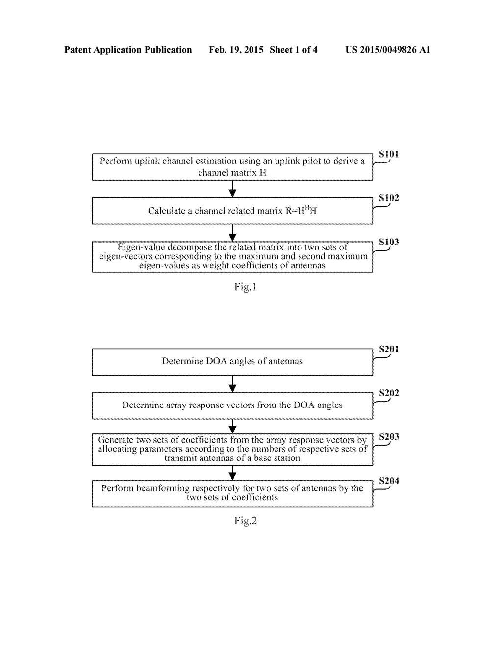 DOUBLE-STREAM BEAMFORMING METHOD AND DEVICE - diagram, schematic, and image 02