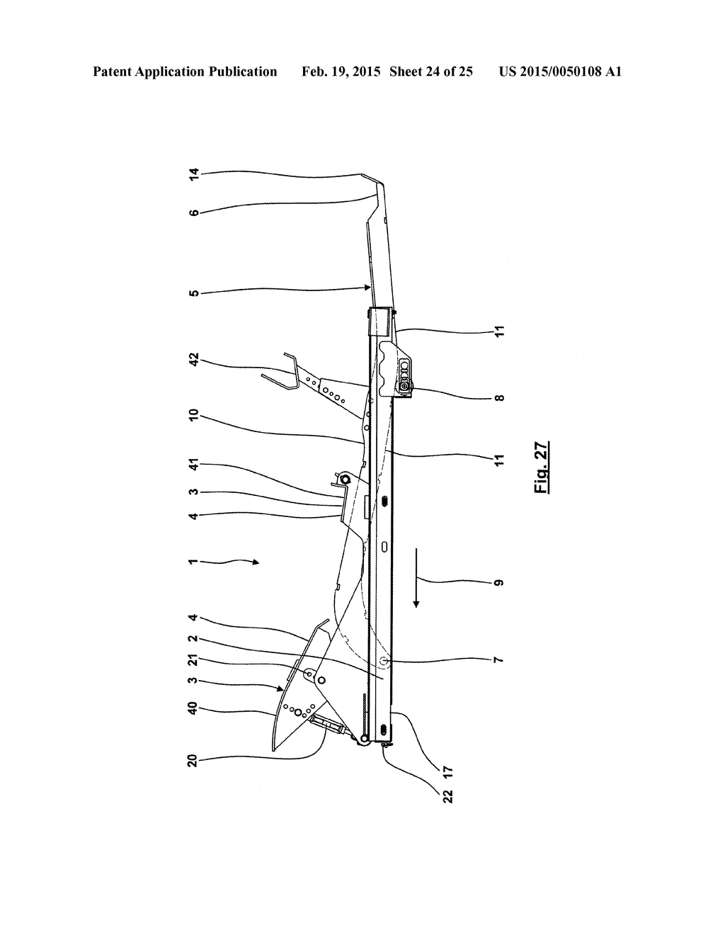 Loading and Transport Apparatus for Agricultural Cutting Devices - diagram, schematic, and image 25