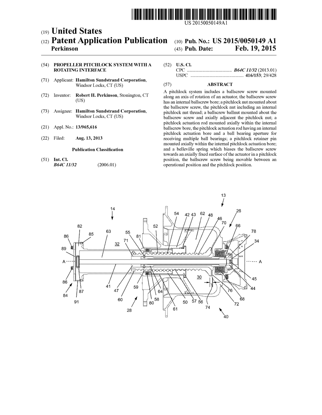 PROPELLER PITCHLOCK SYSTEM WITH A ROTATING INTERFACE - diagram, schematic, and image 01