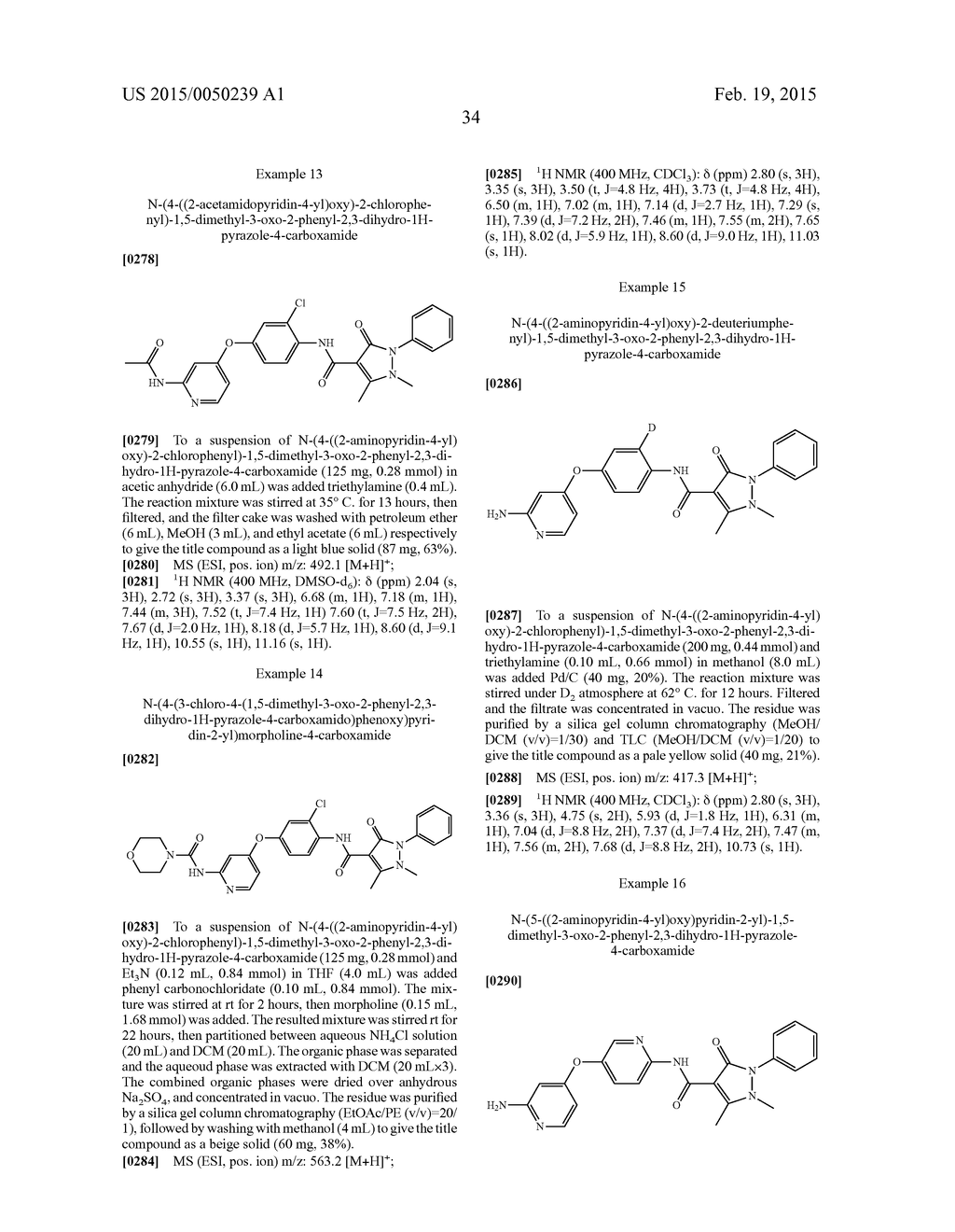 SUBSTITUTED PYRAZOLONE COMPOUNDS AND METHODS OF USE - diagram, schematic, and image 35
