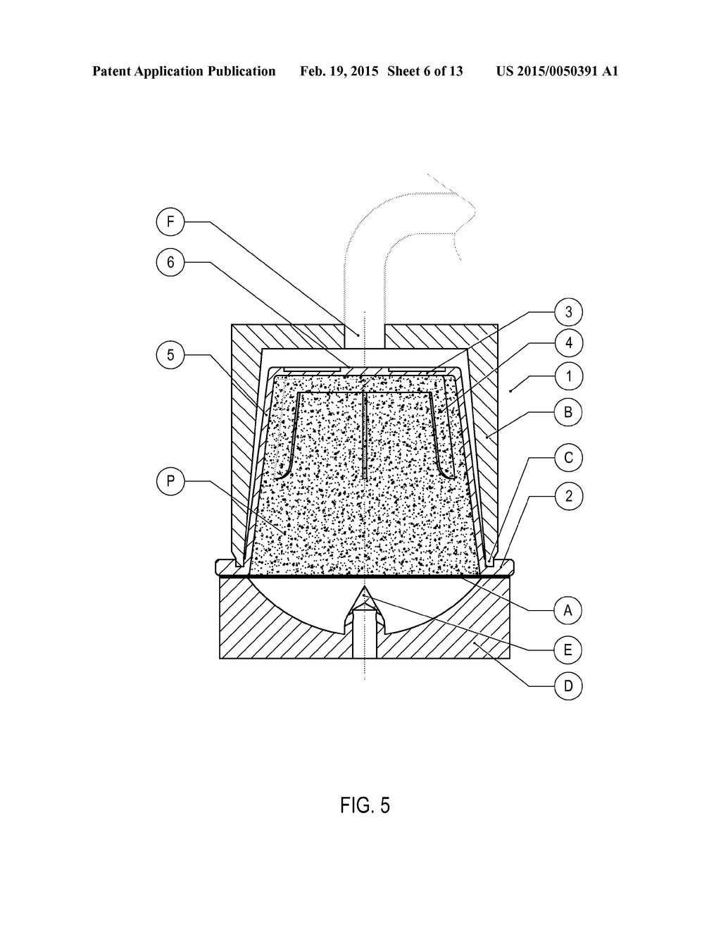 CAPSULE FOR OBTAINING BEVERAGES SUCH AS ESPRESSO AND METHOD FOR OBTAINING     BEVERAGES SUCH AS ESPRESSO - diagram, schematic, and image 07