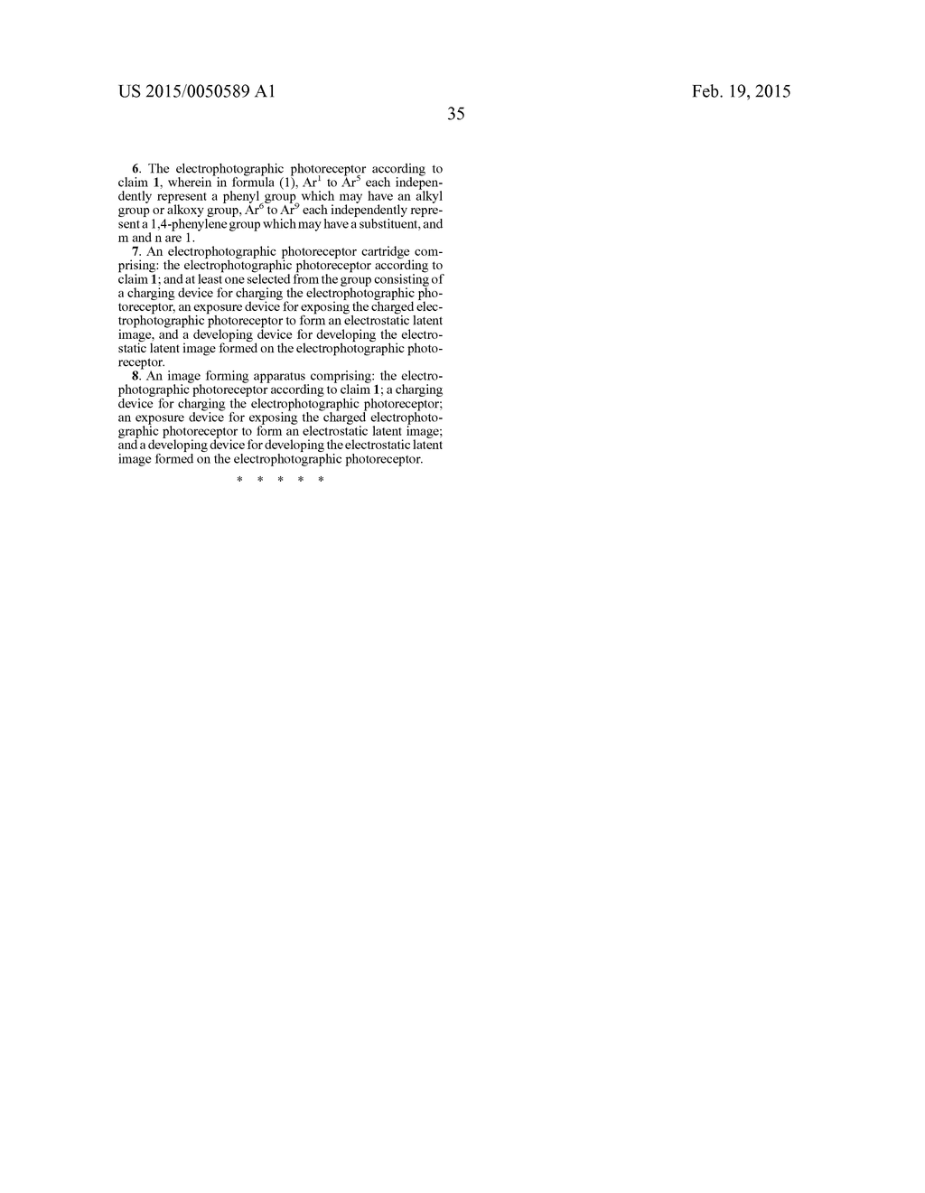 ELECTROPHOTOGRAPHIC PHOTORECEPTOR, ELECTROPHOTOGRAPHIC PHOTORECEPTOR     CARTRIDGE, AND IMAGE FORMING APPARATUS - diagram, schematic, and image 38