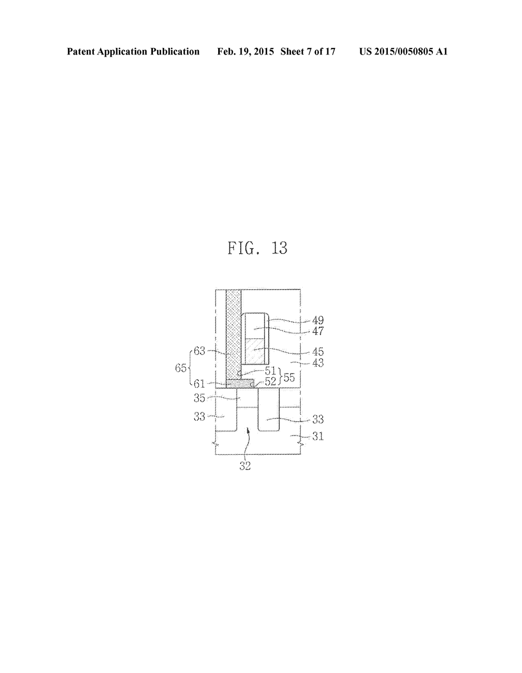 METHOD OF FORMING SEMICONDUCTOR DEVICE HAVING MULTILAYERED PLUG AND     RELATED DEVICE - diagram, schematic, and image 08