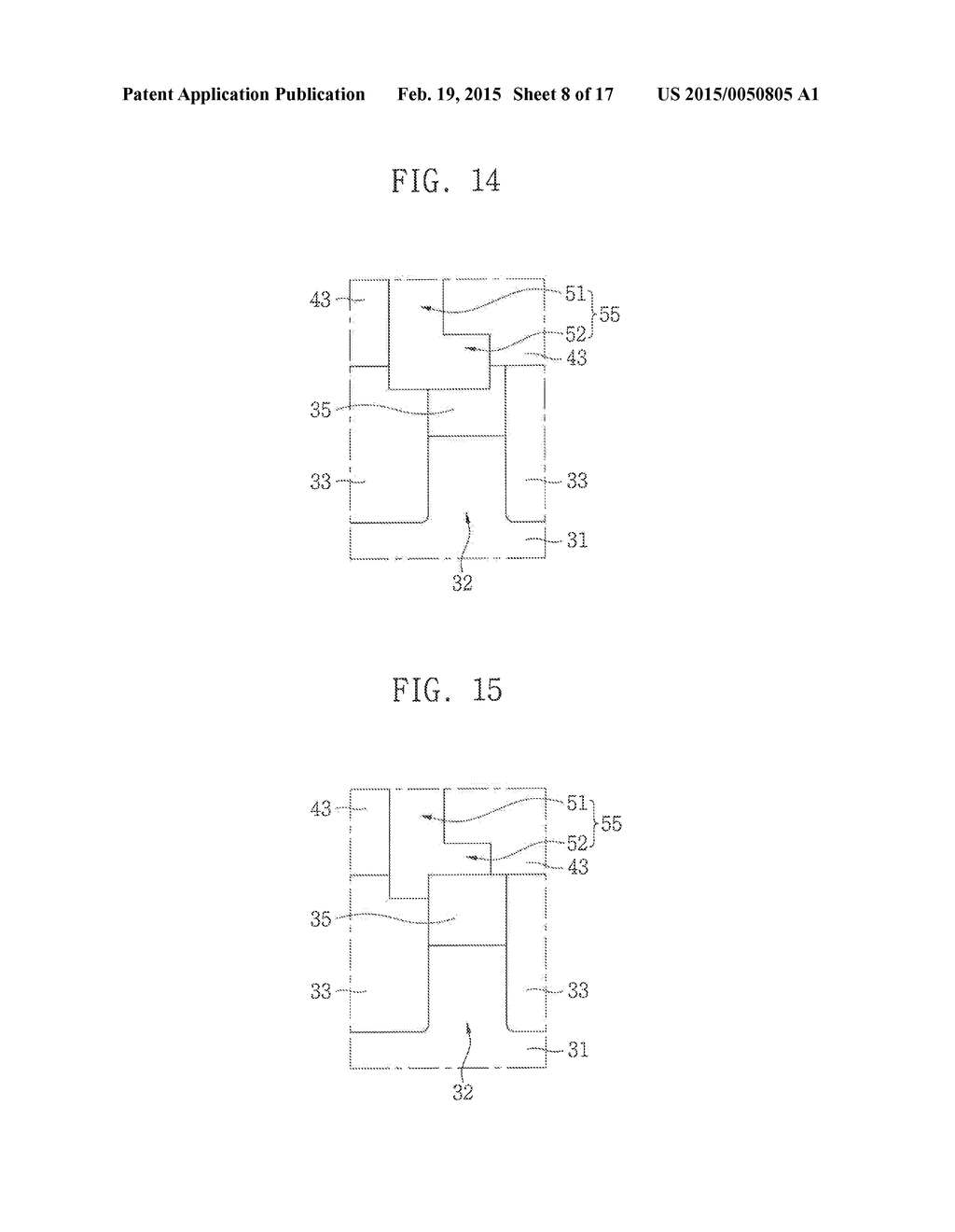 METHOD OF FORMING SEMICONDUCTOR DEVICE HAVING MULTILAYERED PLUG AND     RELATED DEVICE - diagram, schematic, and image 09