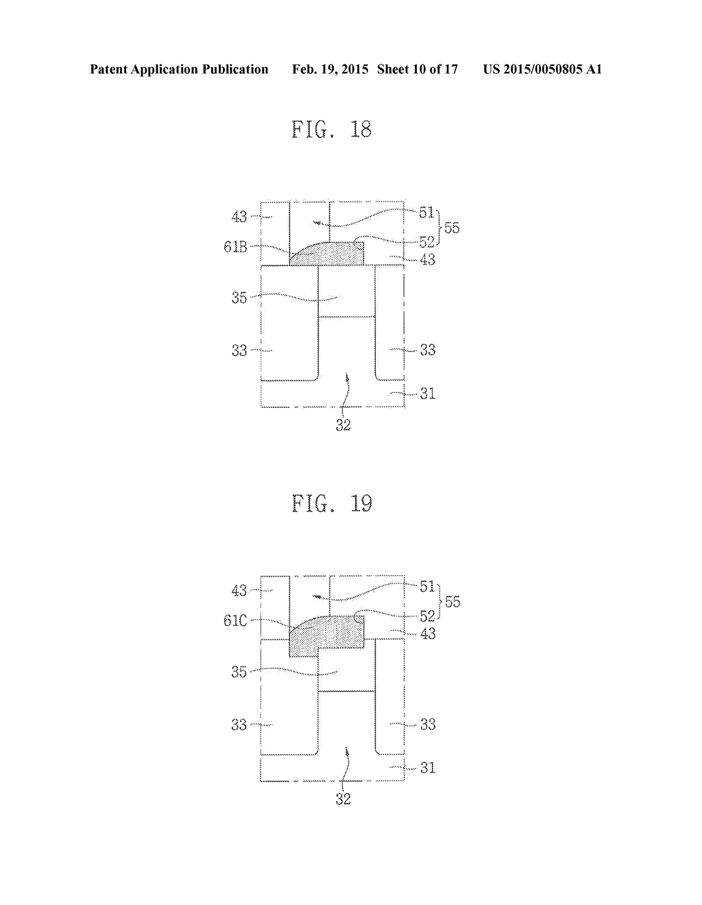 METHOD OF FORMING SEMICONDUCTOR DEVICE HAVING MULTILAYERED PLUG AND     RELATED DEVICE - diagram, schematic, and image 11