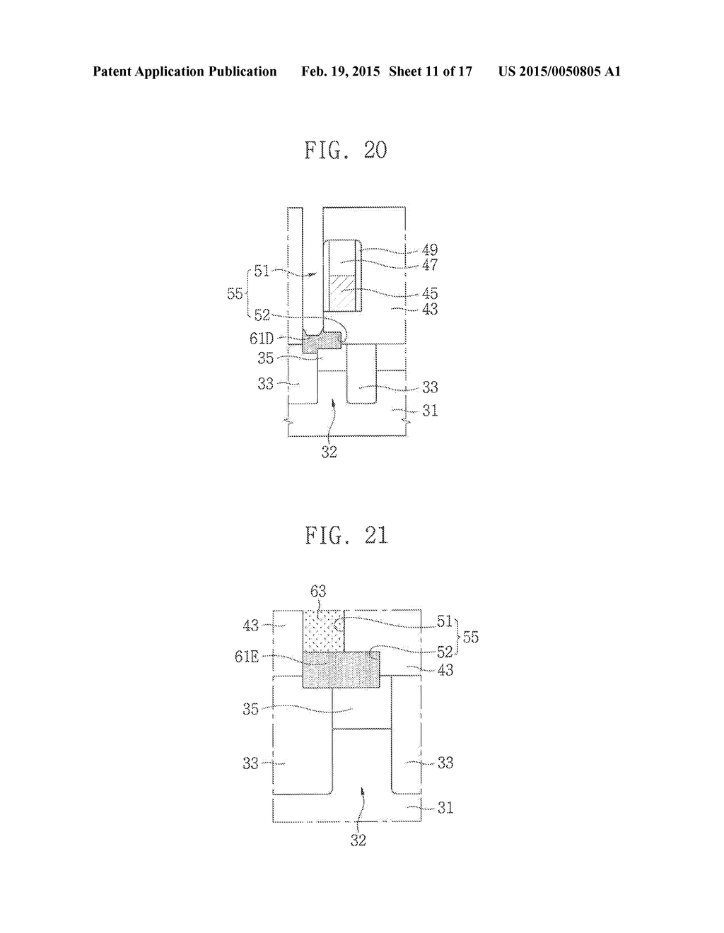 METHOD OF FORMING SEMICONDUCTOR DEVICE HAVING MULTILAYERED PLUG AND     RELATED DEVICE - diagram, schematic, and image 12