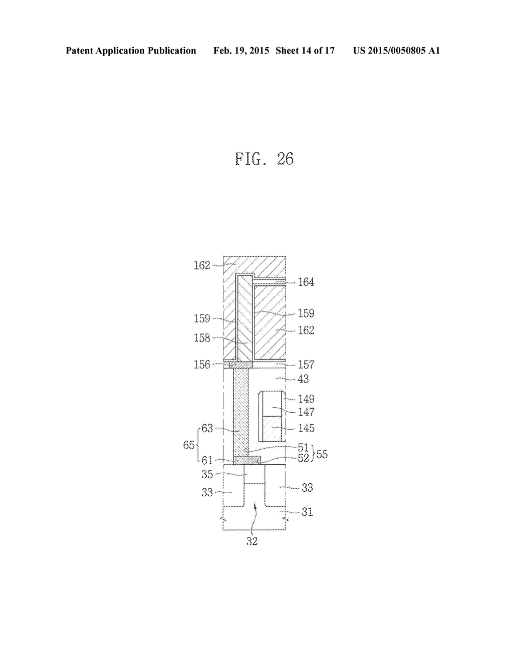 METHOD OF FORMING SEMICONDUCTOR DEVICE HAVING MULTILAYERED PLUG AND     RELATED DEVICE - diagram, schematic, and image 15