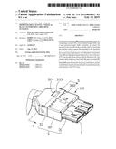 ELECTRICAL CONNECTOR WITH AN IMPROVED SHELL HAVING A VERTICAL BLADE TO     PERFORM A SHIELDING FUNCTION diagram and image