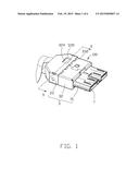 ELECTRICAL CONNECTOR WITH AN IMPROVED SHELL HAVING A VERTICAL BLADE TO     PERFORM A SHIELDING FUNCTION diagram and image