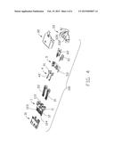 ELECTRICAL CONNECTOR WITH AN IMPROVED SHELL HAVING A VERTICAL BLADE TO     PERFORM A SHIELDING FUNCTION diagram and image