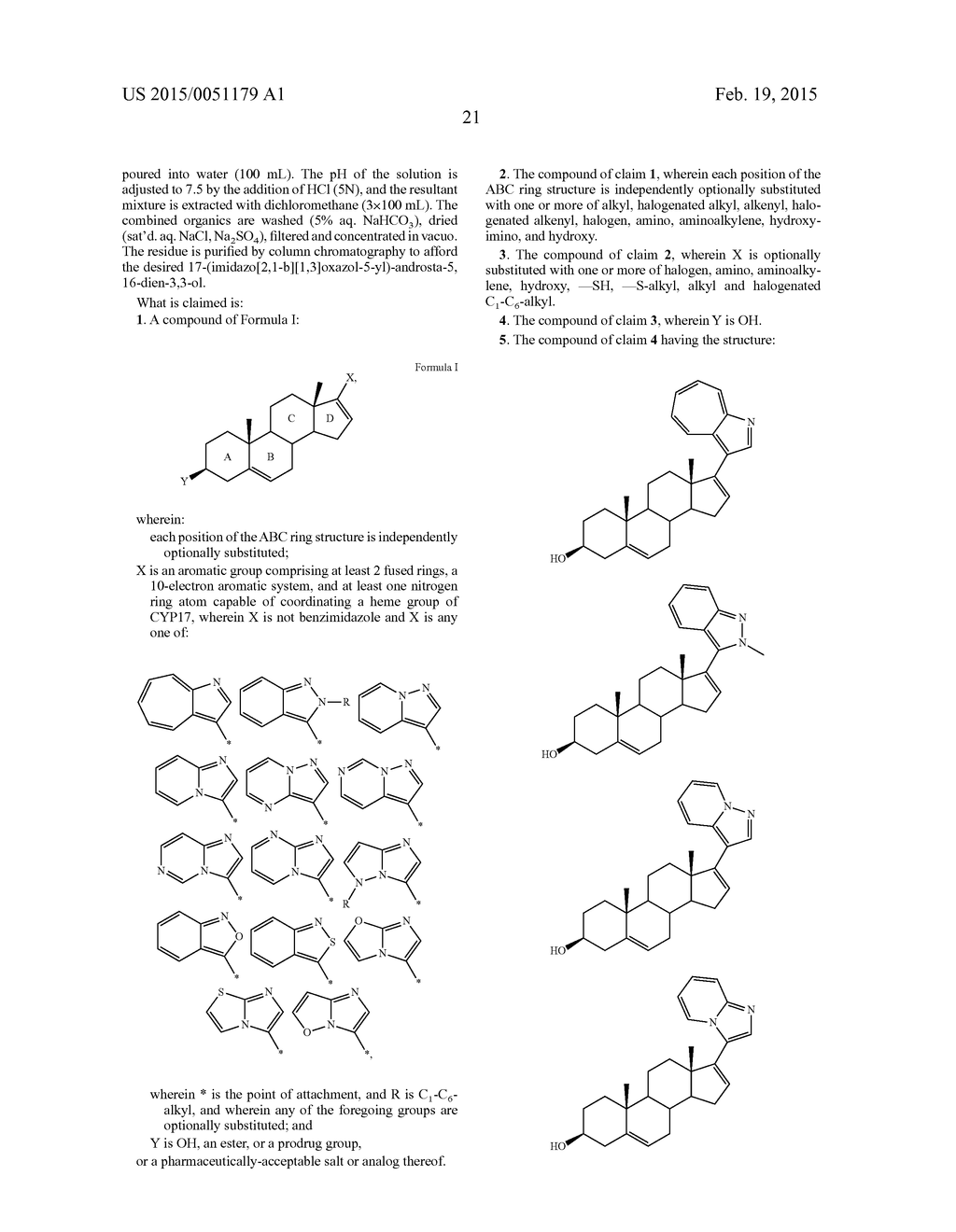 NOVEL STEROIDAL CYP17 INHIBITORS/ANTIANDROGENS - diagram, schematic, and image 22