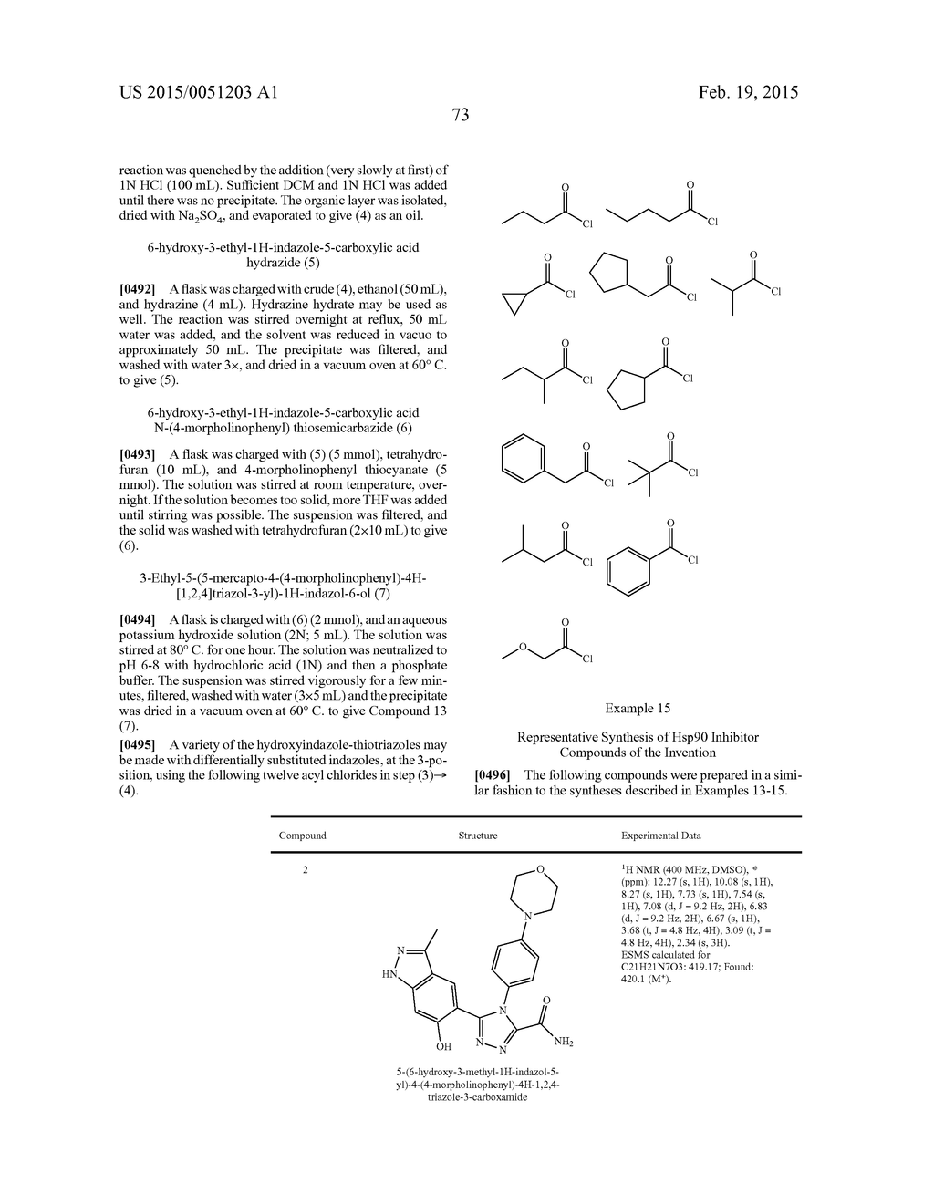 TRIAZOLE DERIVATIVES AS HSP90 INHIBITORS - diagram, schematic, and image 74