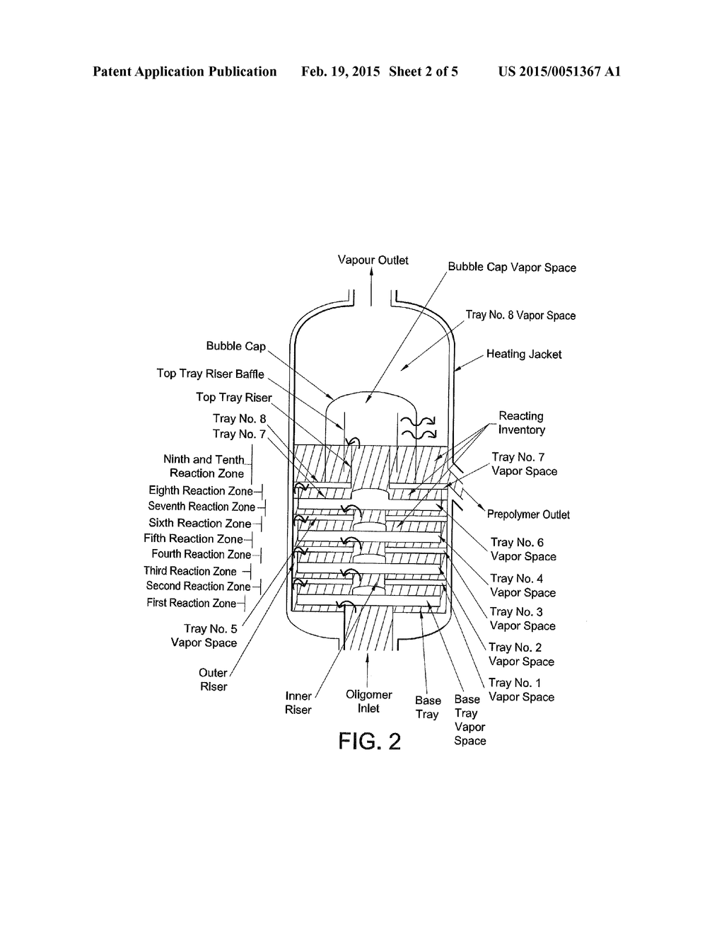 VARIABLE PRESSURE DROP UP FLOW-PRE-POLYMERIZER (UFPP) SYSTEMS AND METHODS - diagram, schematic, and image 03