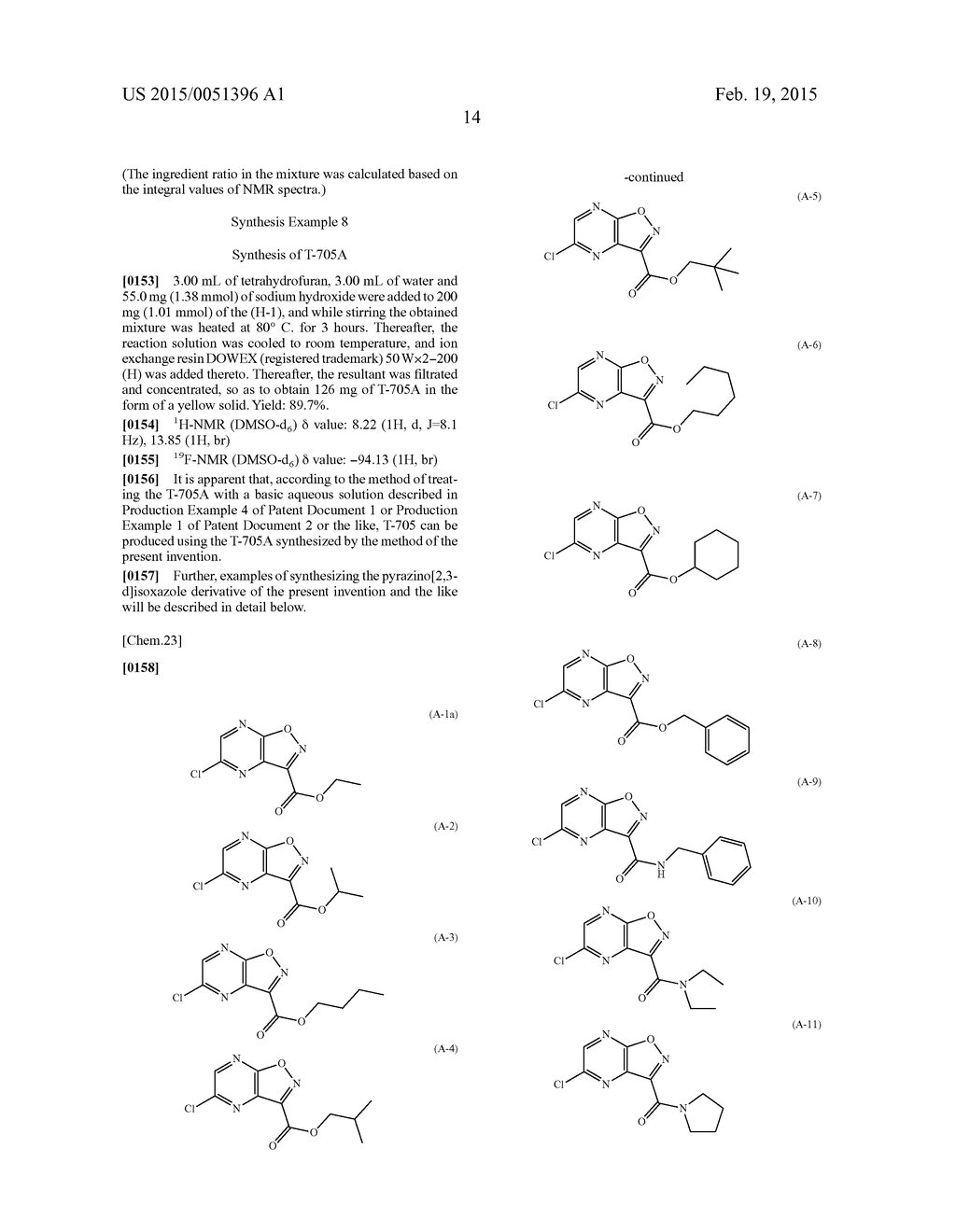 SUBSTITUTED PYRAZINO[2,3-D]ISOOXAZOLES AS INTERMEDIATES FOR THE SYNTHESIS     OF SUBSTITUTED PYRAZINECARBOXAMIDES - diagram, schematic, and image 15