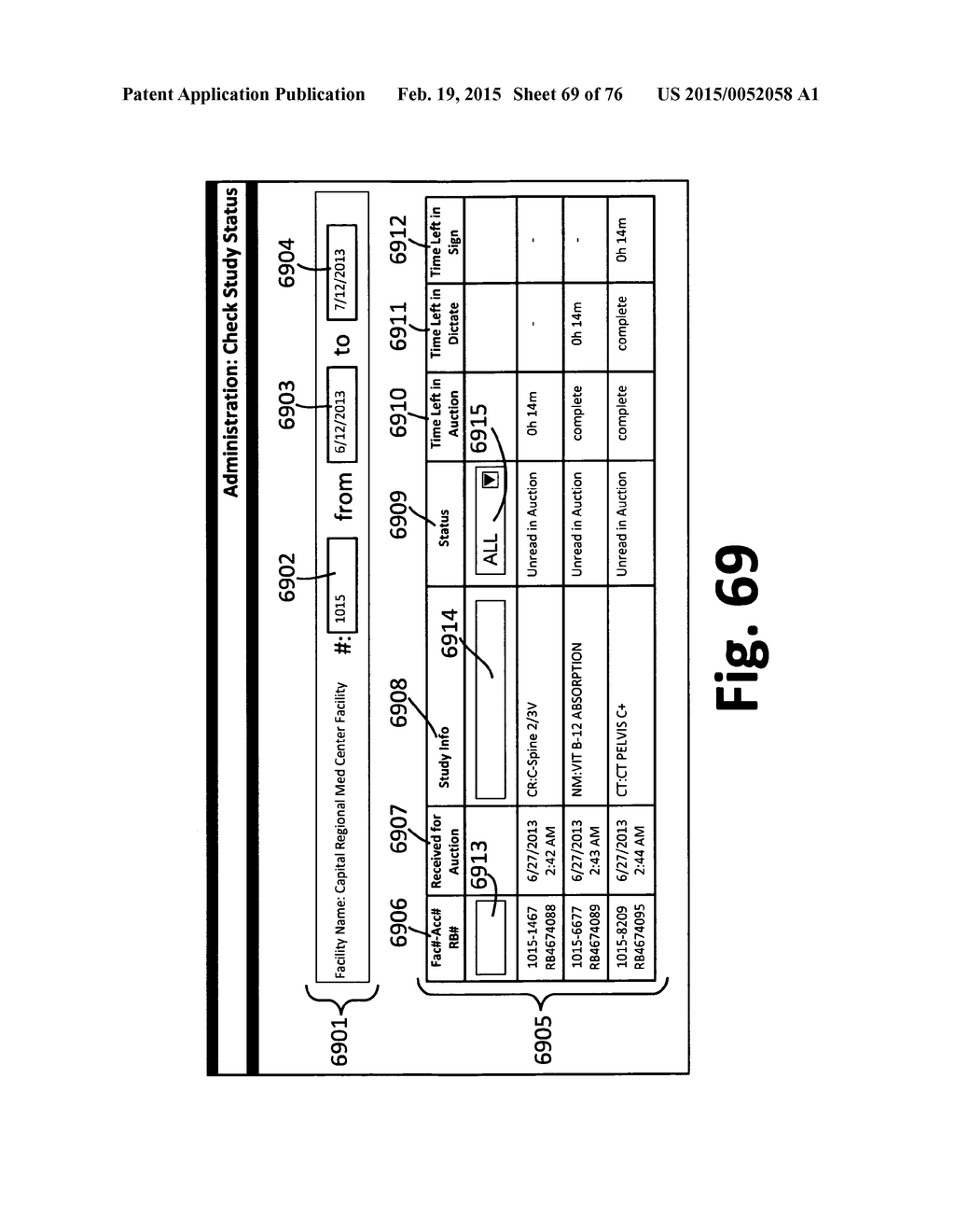 Auction for medical image diagnostic services - diagram, schematic, and image 70