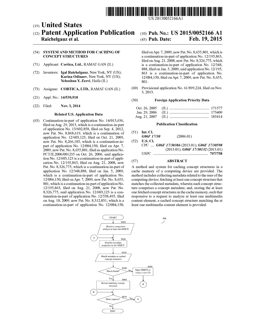 SYSTEM AND METHOD FOR CACHING OF CONCEPT STRUCTURES - diagram, schematic, and image 01