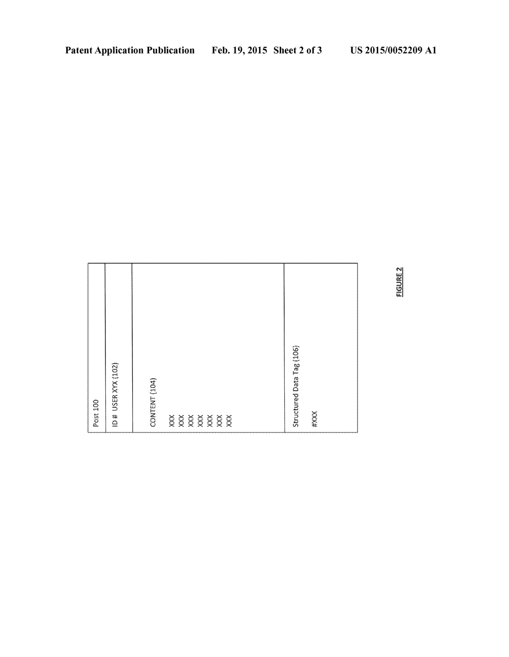 SYSTEM AND METHOD FOR STRUCTURED MESSAGE ENTRY FOR USE IN SOCIAL MEDIA     PLATFORMS - diagram, schematic, and image 03