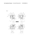 MOVING WINDOW INSTALLATION STRUCTURE OF SLIDING WINDOW SYSTEM HAVING     ALUMINUM ALLOY SASH STRUCTURE diagram and image