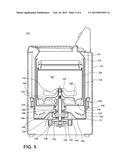 LAUNDRY TREATING APPLIANCE WITH A STATIC TUB AND A WATER TRAP VAPOR SEAL diagram and image