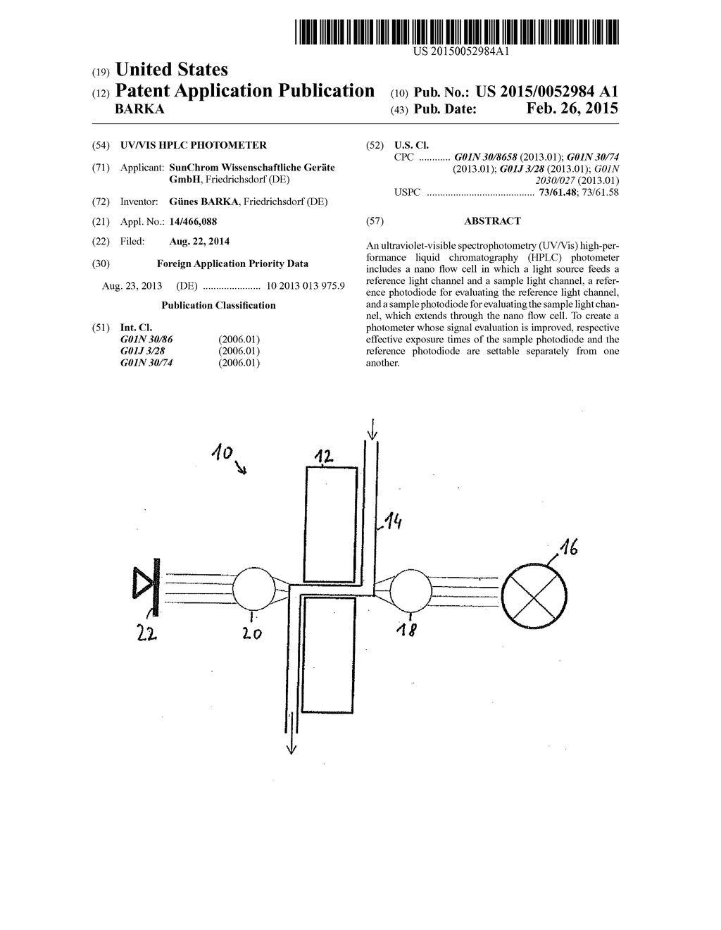 UV/VIS HPLC Photometer - diagram, schematic, and image 01