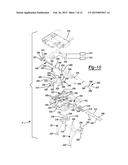 POWER TRANSMITTING COMPONENT WITH TWIN-FORK ACTUATOR diagram and image