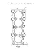 HEAD GASKET HAVING VARIABLE AREA COOLANT OPENINGS diagram and image