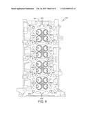 HEAD GASKET HAVING VARIABLE AREA COOLANT OPENINGS diagram and image