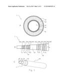 Multilayer pipeline in a polymer material, device for manufacture of the     multilayer pipeline and a method for manufacturing the multilayer     pipeline diagram and image