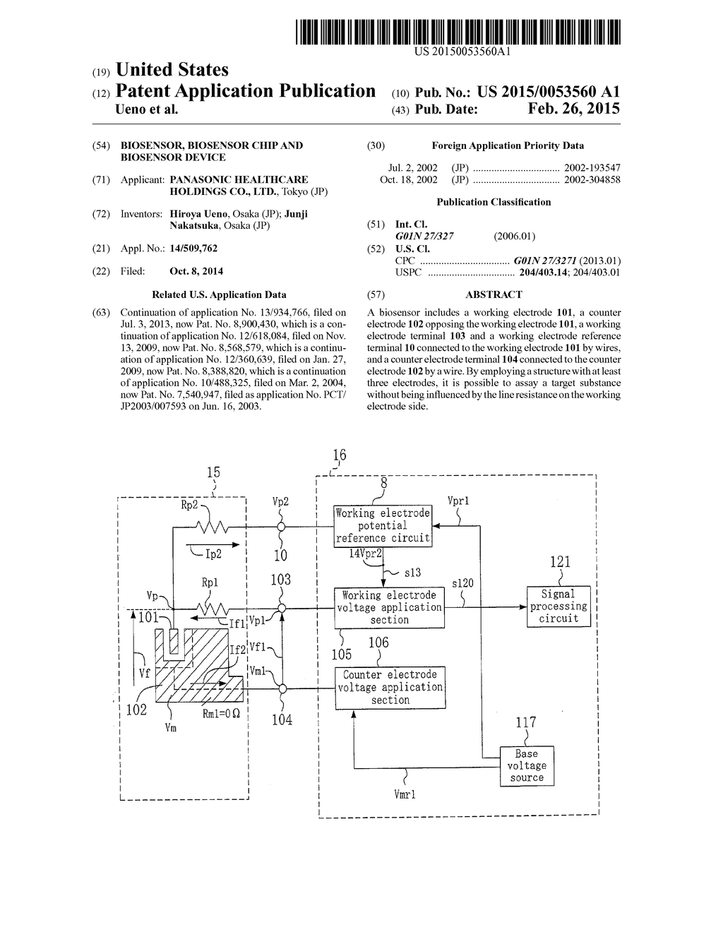 BIOSENSOR, BIOSENSOR CHIP AND BIOSENSOR DEVICE - diagram, schematic, and image 01