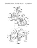 Sanitized vending machine having access door locking mechanism coupled to     actuation mechanism and access door diagram and image