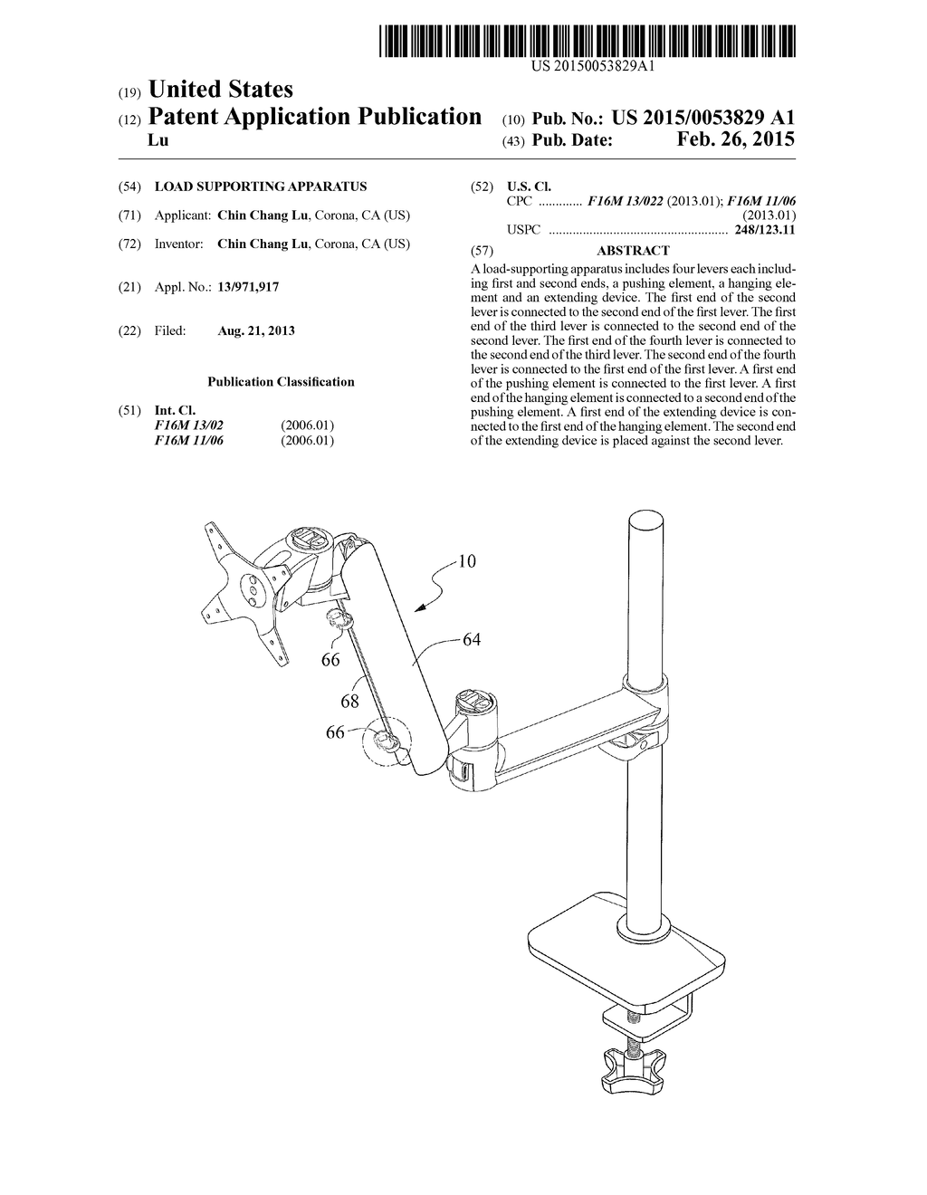 Load Supporting Apparatus - diagram, schematic, and image 01