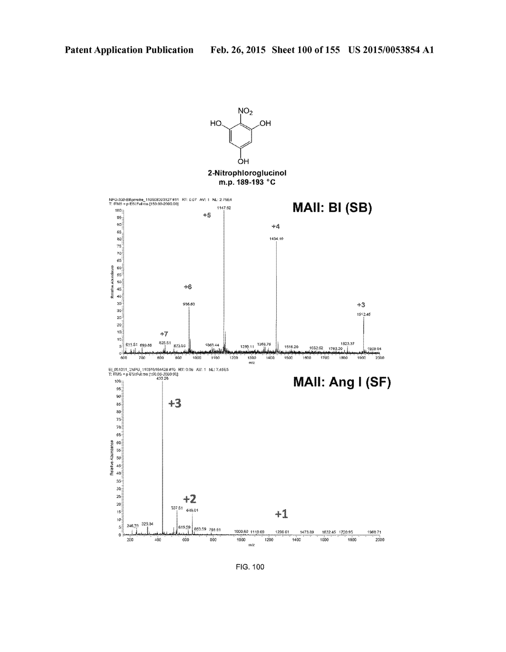 SYSTEMS AND METHODS EXTENDING THE LASERSPRAY IONIZATION MASS SPECTROMETRY     CONCEPT FROM ATMOSPHERIC PRESSURE TO VACUUM - diagram, schematic, and image 101