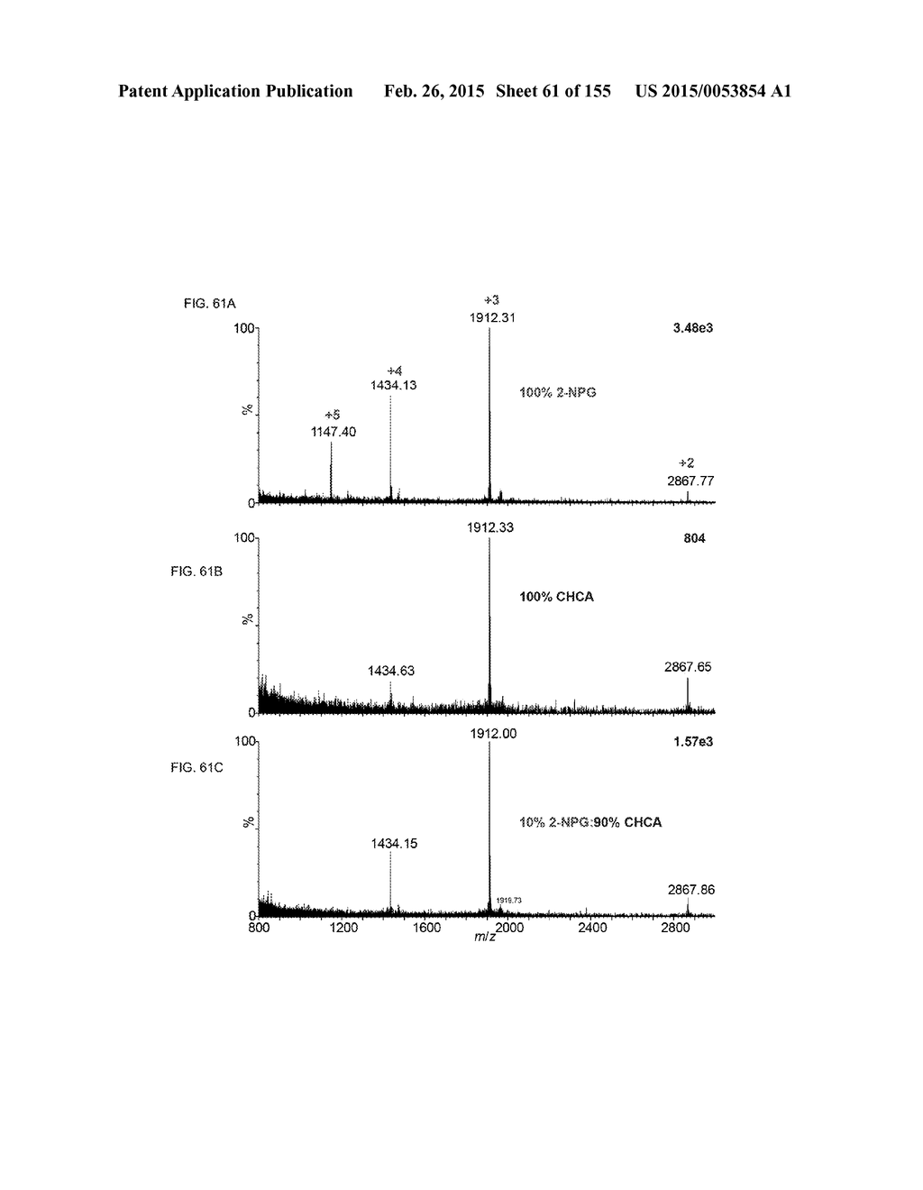 SYSTEMS AND METHODS EXTENDING THE LASERSPRAY IONIZATION MASS SPECTROMETRY     CONCEPT FROM ATMOSPHERIC PRESSURE TO VACUUM - diagram, schematic, and image 62