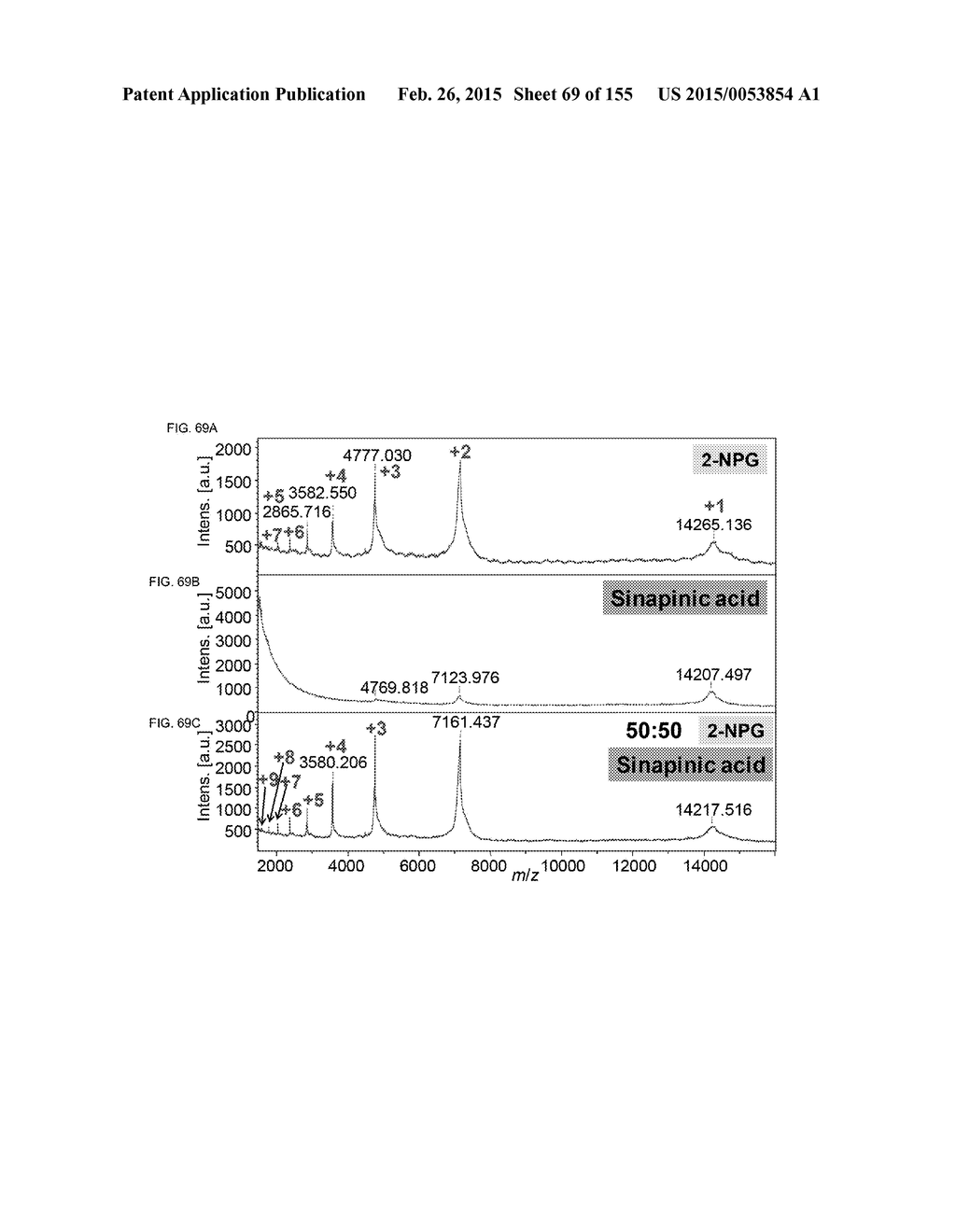 SYSTEMS AND METHODS EXTENDING THE LASERSPRAY IONIZATION MASS SPECTROMETRY     CONCEPT FROM ATMOSPHERIC PRESSURE TO VACUUM - diagram, schematic, and image 70