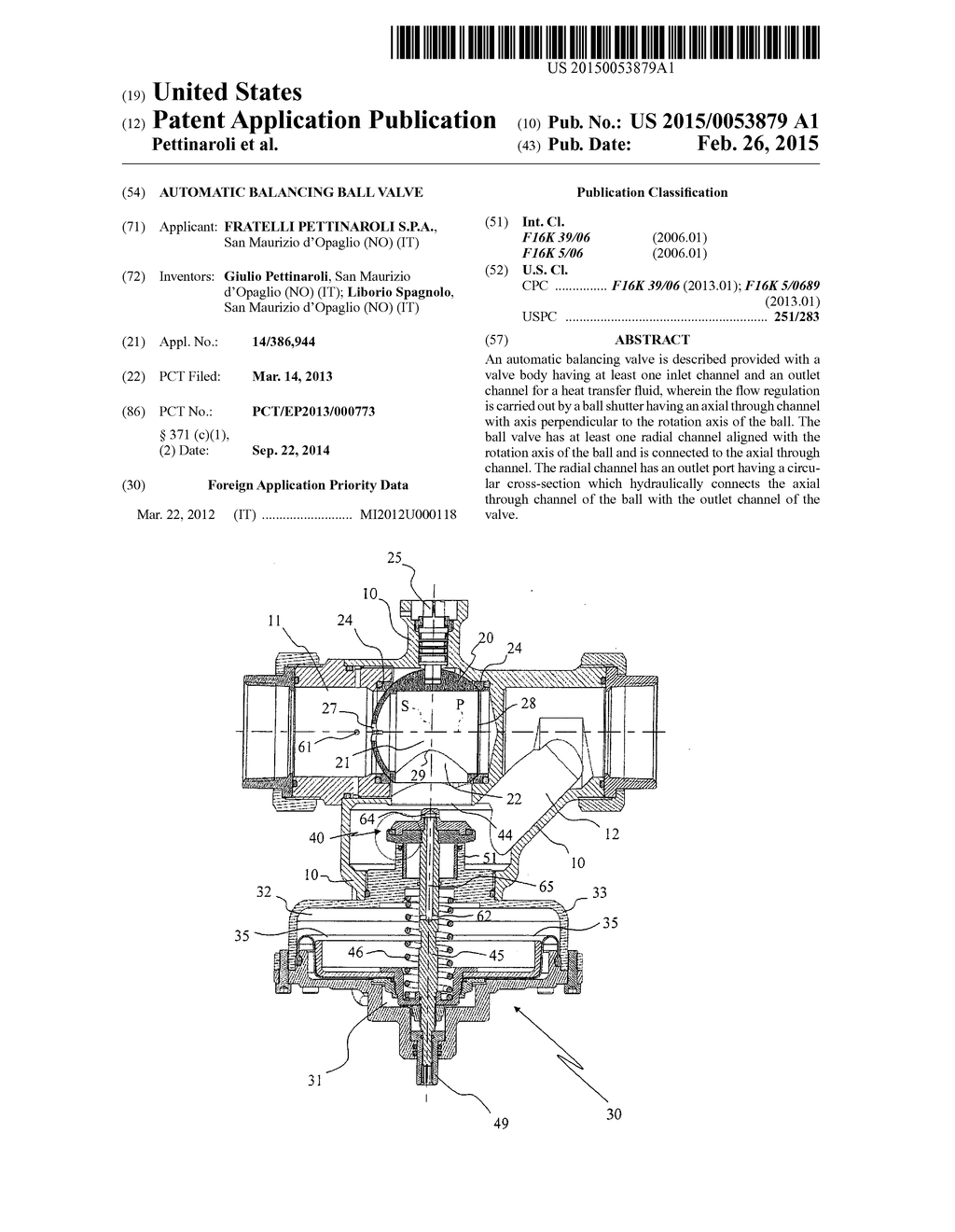 AUTOMATIC BALANCING BALL VALVE - diagram, schematic, and image 01