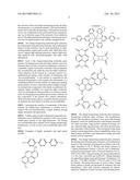 Charge-transporting Molecular Glass Mixtures, Luminescent Molecular Glass     Mixtures, or Combinations Thereof for Organic Light Emitting Diodes and     other Organic Electronics and Photonics Applications diagram and image