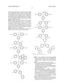 Charge-transporting Molecular Glass Mixtures, Luminescent Molecular Glass     Mixtures, or Combinations Thereof for Organic Light Emitting Diodes and     other Organic Electronics and Photonics Applications diagram and image