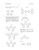 Charge-transporting Molecular Glass Mixtures, Luminescent Molecular Glass     Mixtures, or Combinations Thereof for Organic Light Emitting Diodes and     other Organic Electronics and Photonics Applications diagram and image