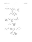 Charge-transporting Molecular Glass Mixtures, Luminescent Molecular Glass     Mixtures, or Combinations Thereof for Organic Light Emitting Diodes and     other Organic Electronics and Photonics Applications diagram and image