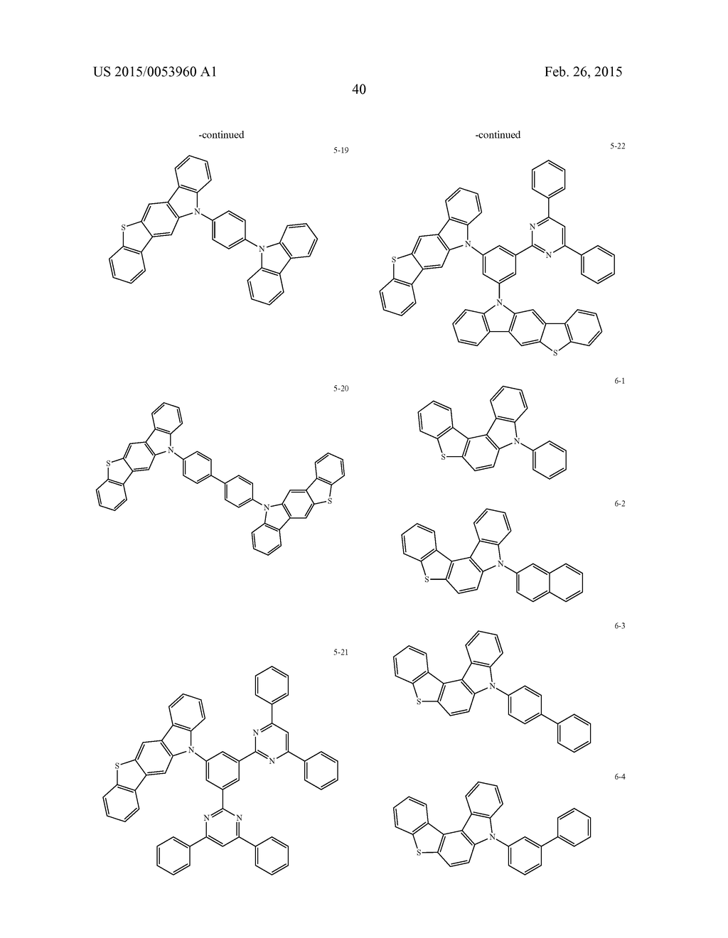 COMPOUND CONTAINING A 5-MEMBERED HETEROCYCLE AND ORGANIC LIGHT-EMITTING     DIODE USING SAME, AND TERMINAL FOR SAME - diagram, schematic, and image 47