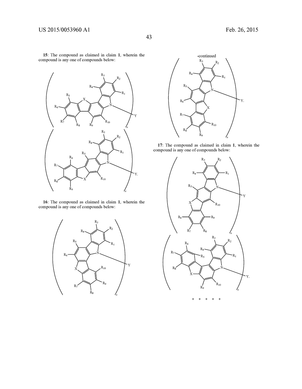 COMPOUND CONTAINING A 5-MEMBERED HETEROCYCLE AND ORGANIC LIGHT-EMITTING     DIODE USING SAME, AND TERMINAL FOR SAME - diagram, schematic, and image 50