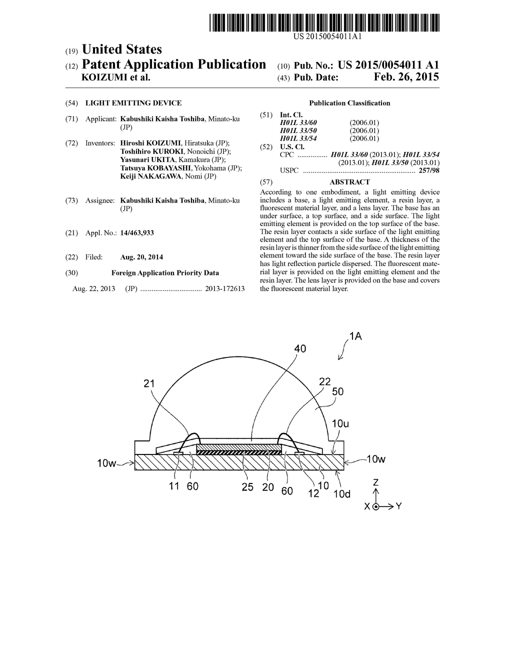 LIGHT EMITTING DEVICE - diagram, schematic, and image 01