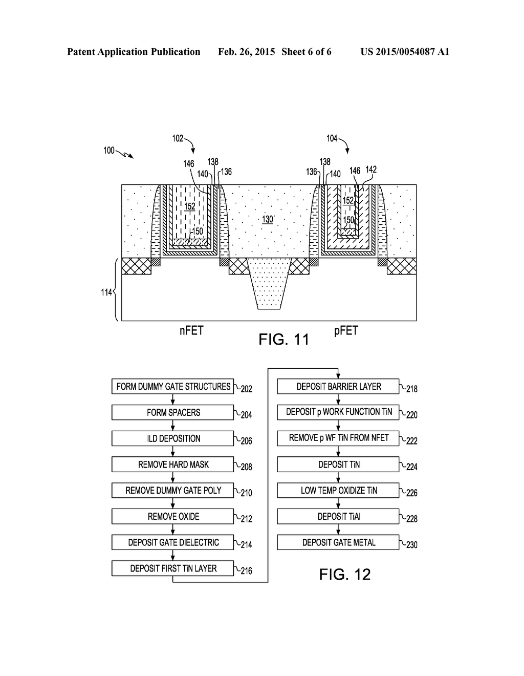 REPLACEMENT METAL GATE STRUCTURE FOR CMOS DEVICE - diagram, schematic, and image 07