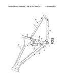 ONE-PIECE CONNECTOR FOR A SHOCK-ABSORBING FRAME OF A BICYCLE diagram and image